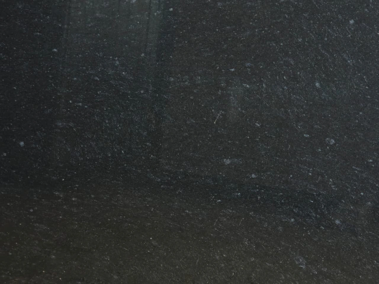 Dark Black Galaxy Granite Swatch